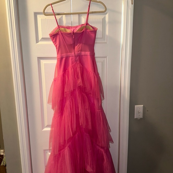 BCBG MAXAZRIA Pink Corset Gown - Picture 4 of 5